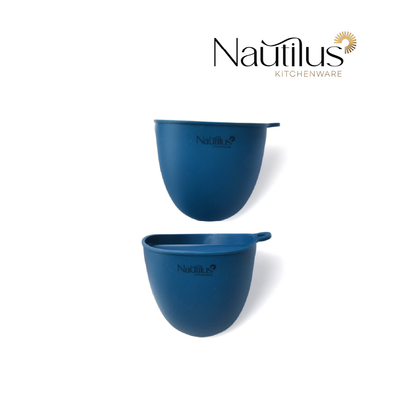 Two Piece Silicone Grab Mitts Set 