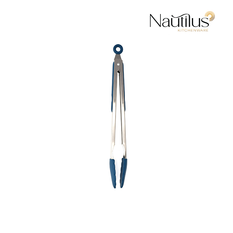 SS Handle Silicone Tongs 