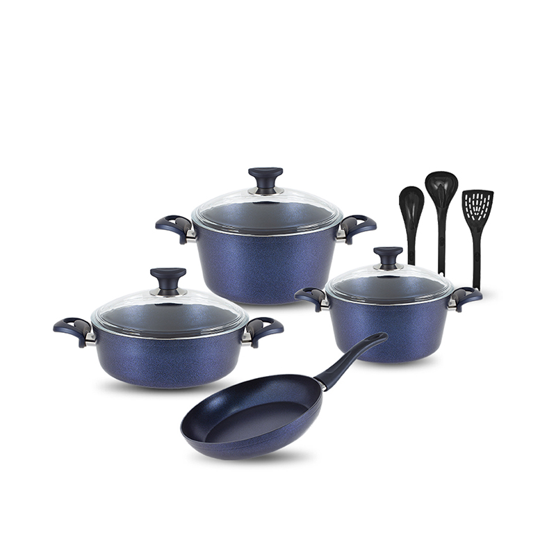 Cookware set 10 Piece Granite Coating Non-Stick  
